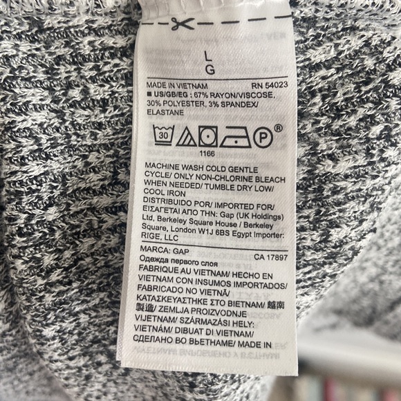 GAP Maternity Heather GREY Sweater Dress **see photos** - Size Large - stretchy! - Picture 3 of 6